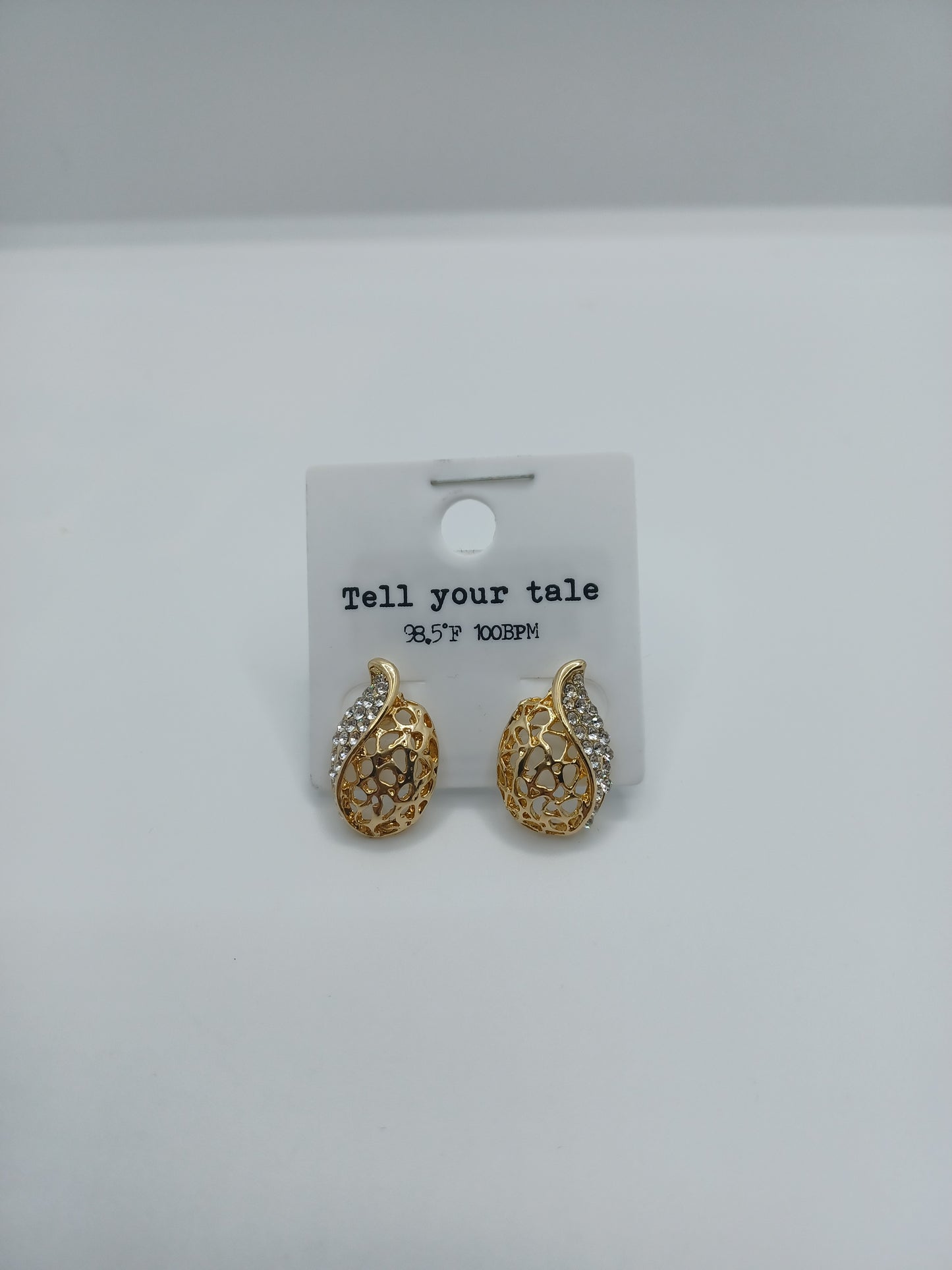 Gold Filigree Earrings