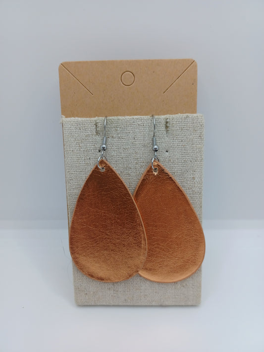 Copper Chrome Style Earrings