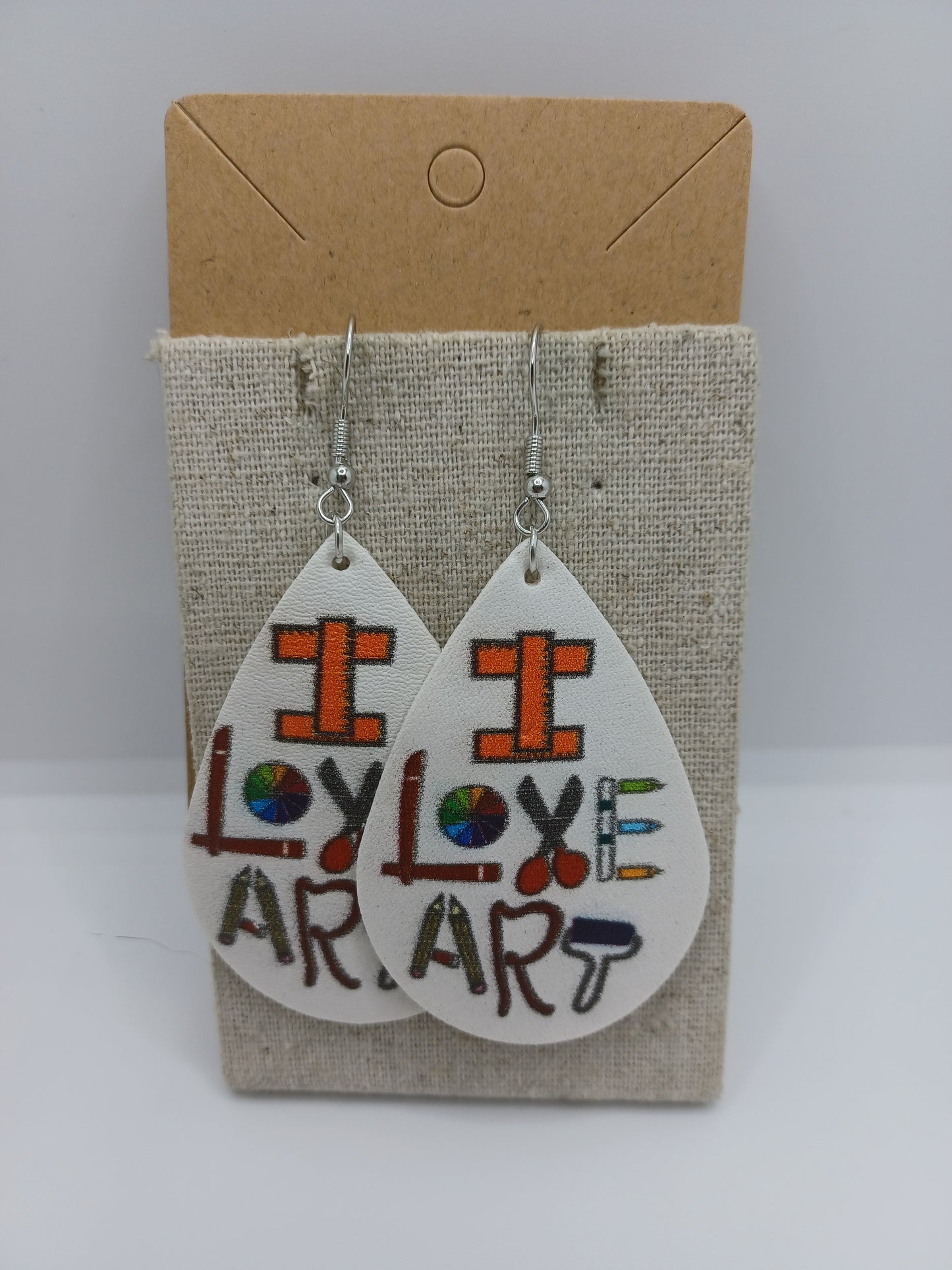 I love Art Teacher Earrings