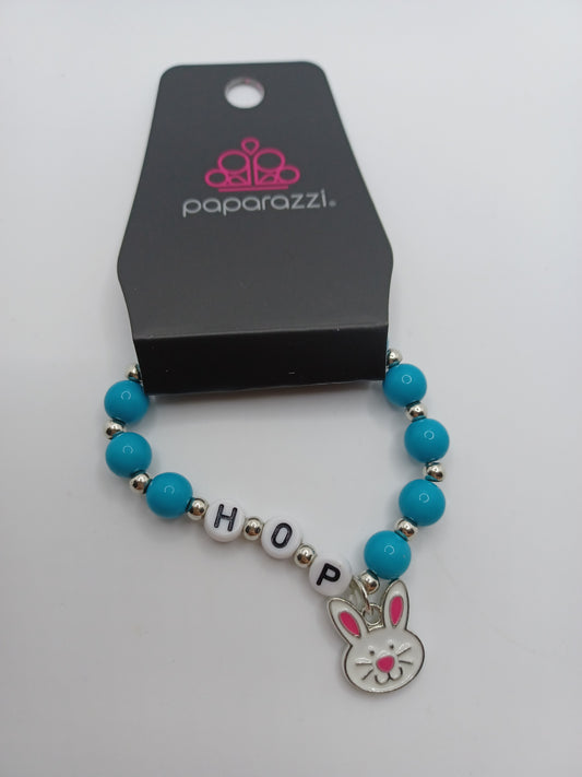 Blue Hop Bunny Bracelet