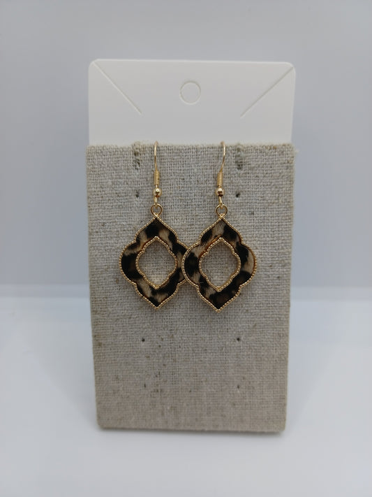 Leopard Designed Earrings