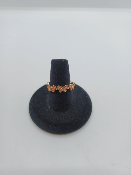 Rose Gold Butterfly Ring