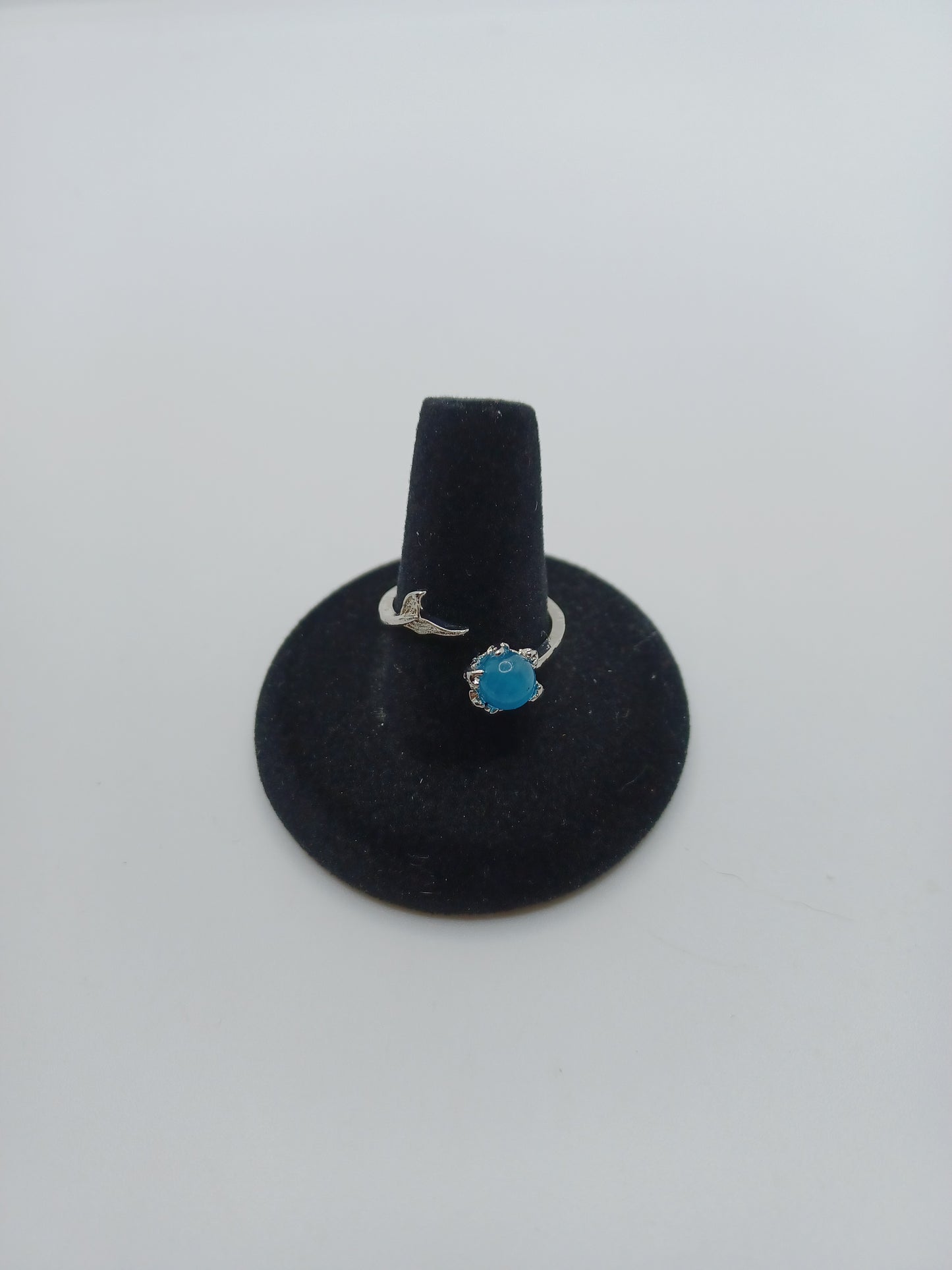 Mermaid Ring w/ Blue Stone Accent