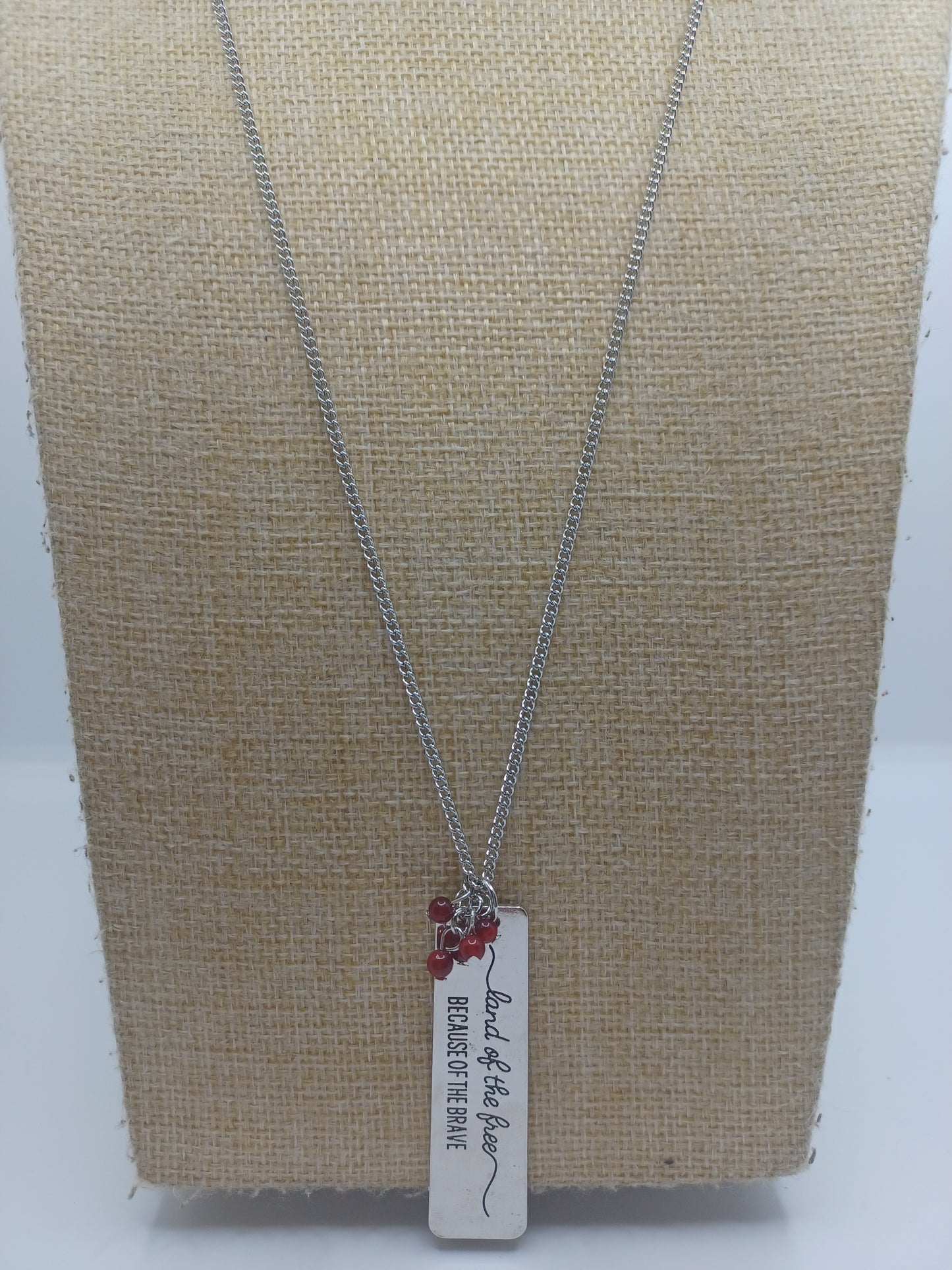 Red Land of the Free Necklace