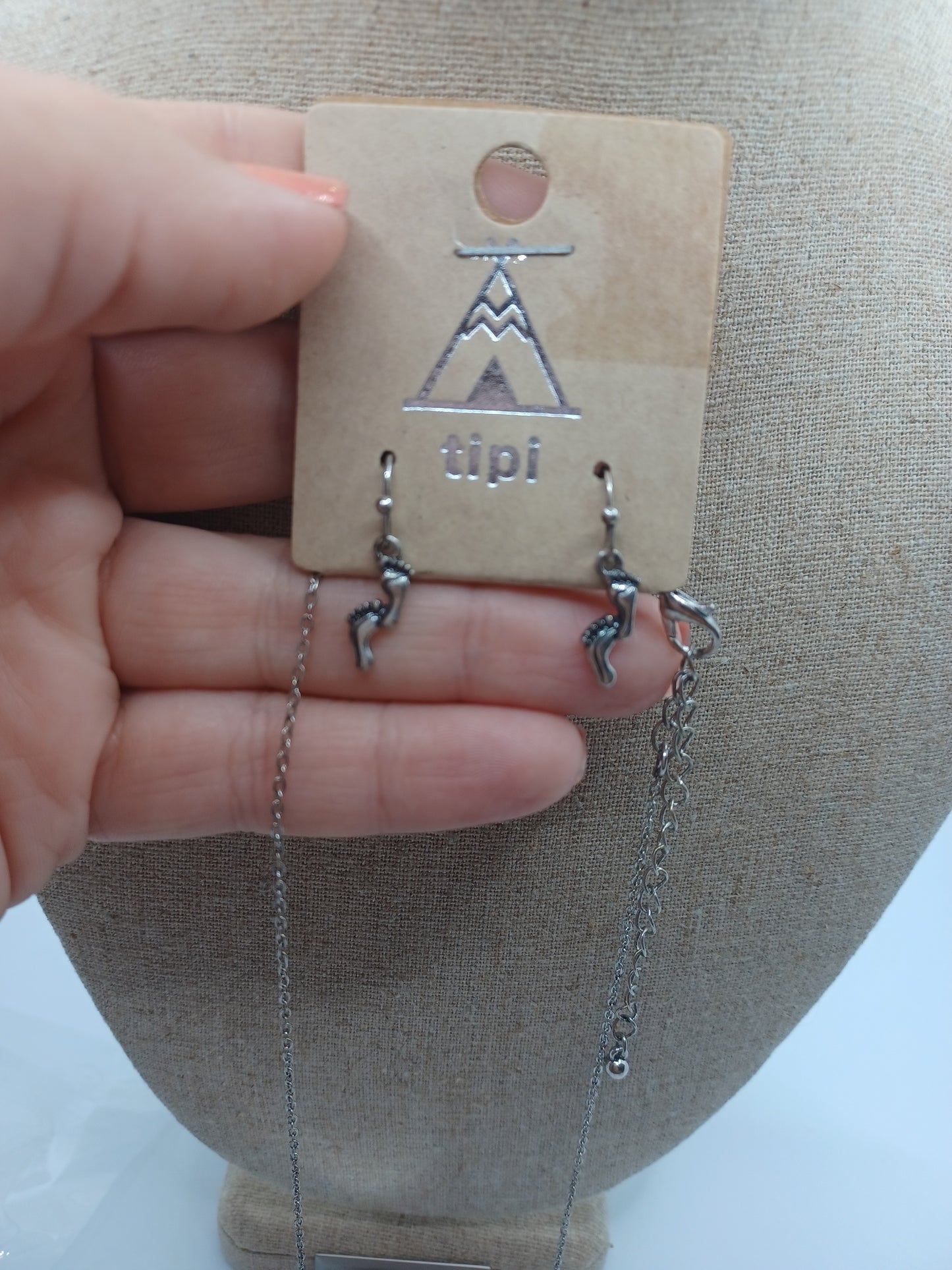Silver Walk by Faith Not by Sight Necklace
