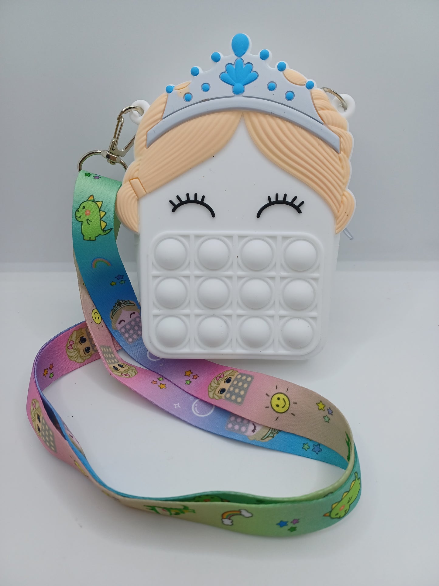 White Princess Pop It Purse