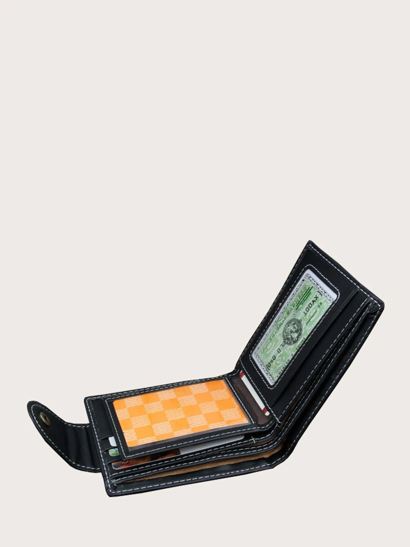 Black Wallet w/ Eagle Detail