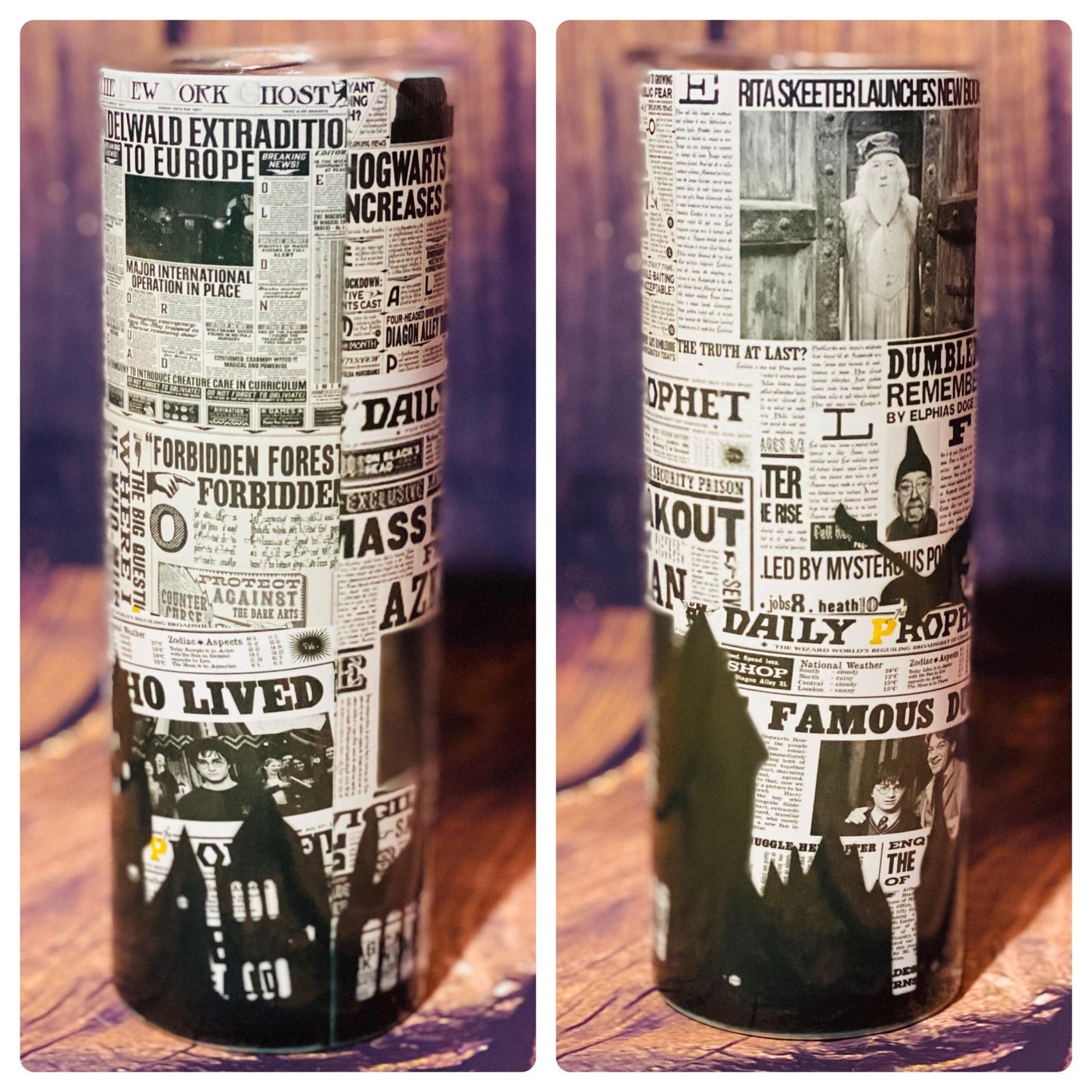 PRE ORDER - Newspaper Halloween Cup