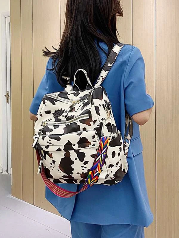 PREORDER - Cow Print Backpack
