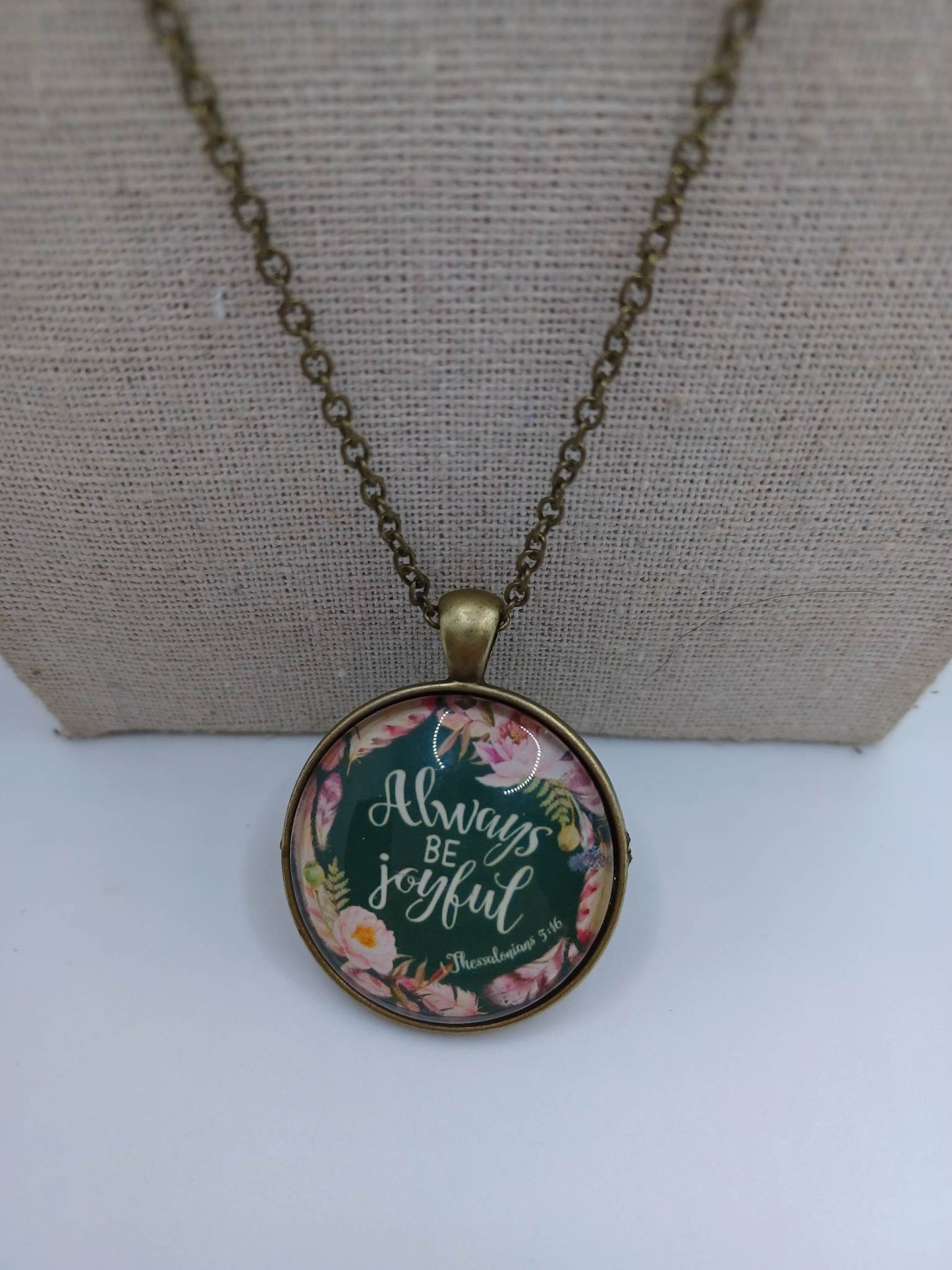 Always Be Joyful Necklace