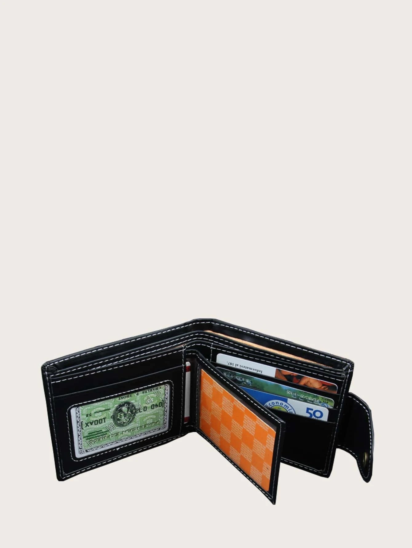 Black Wallet w/ Eagle Detail