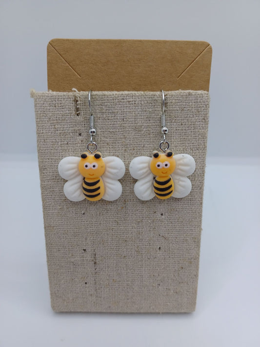 Cartoon Bee Earrings