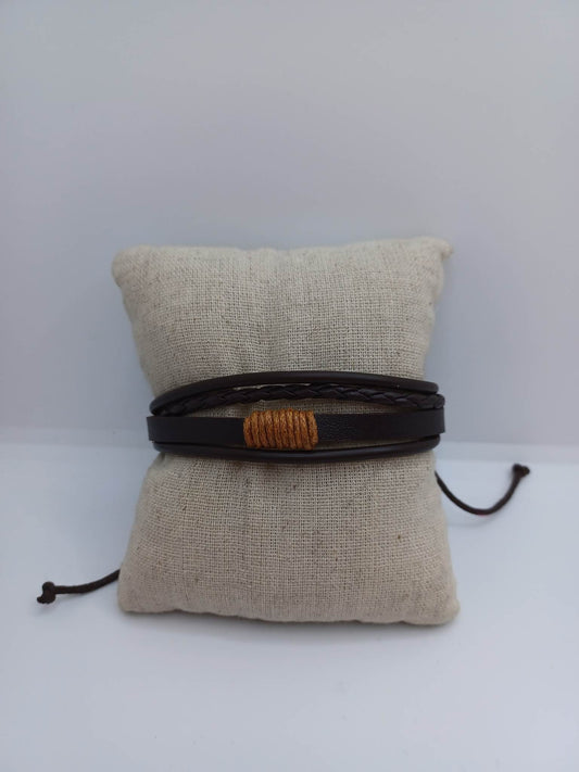 Brown 4 Layered Bracelet