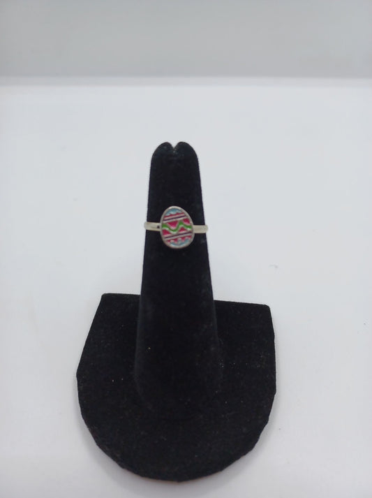 Pink, Green, & Purple Easter Egg Ring