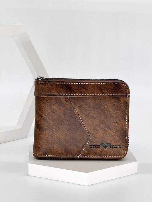 Brown Embossed Men's Wallet