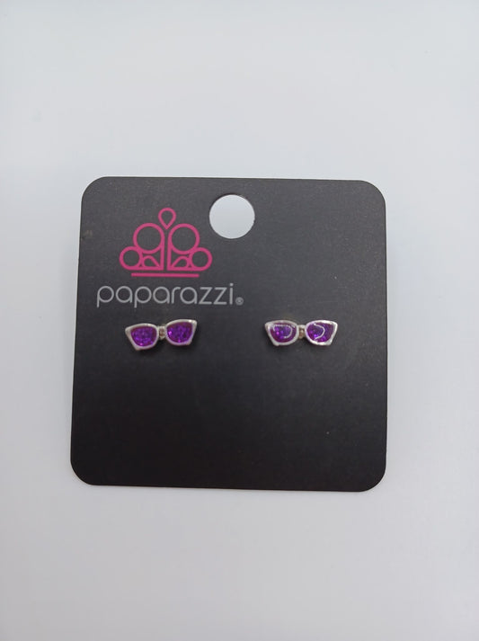 Purple Glitter Sunglasses