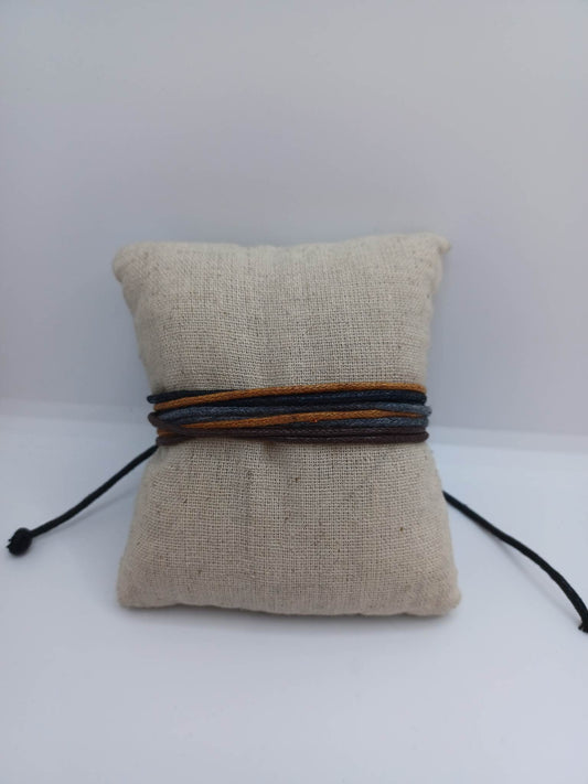 Brown & Tan Twine Style Bracelet