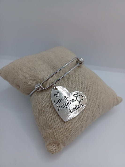 Love Inspire Teach Bracelet