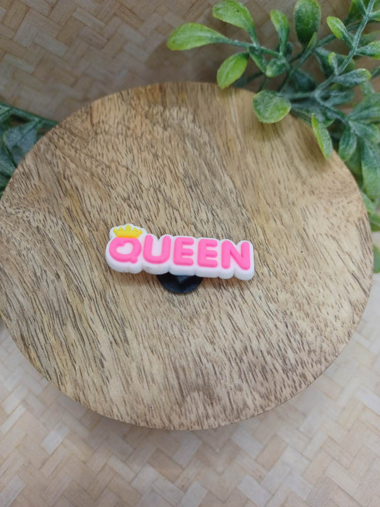 Pink Queen Shoe Charm Accessory