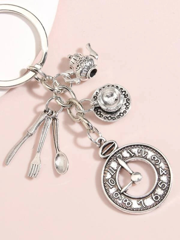 Tea Set Keychain