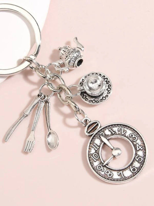 Tea Set Keychain