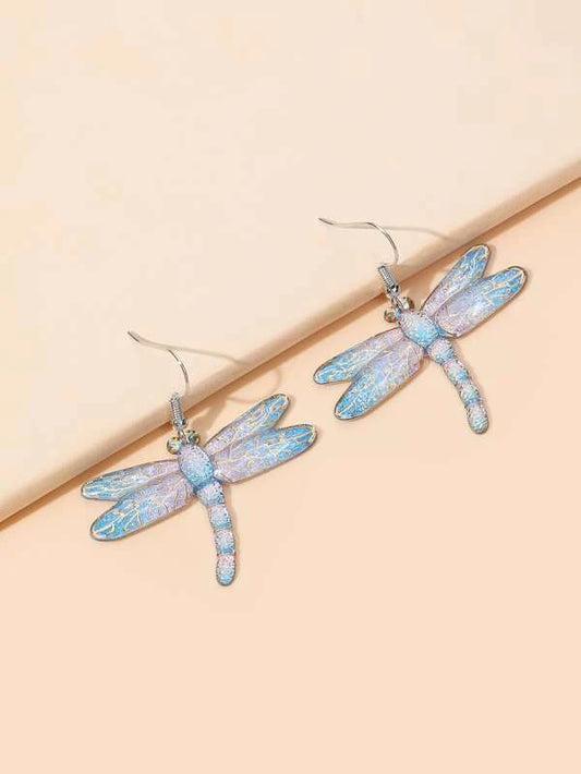Ombre Dragonfly Earrings