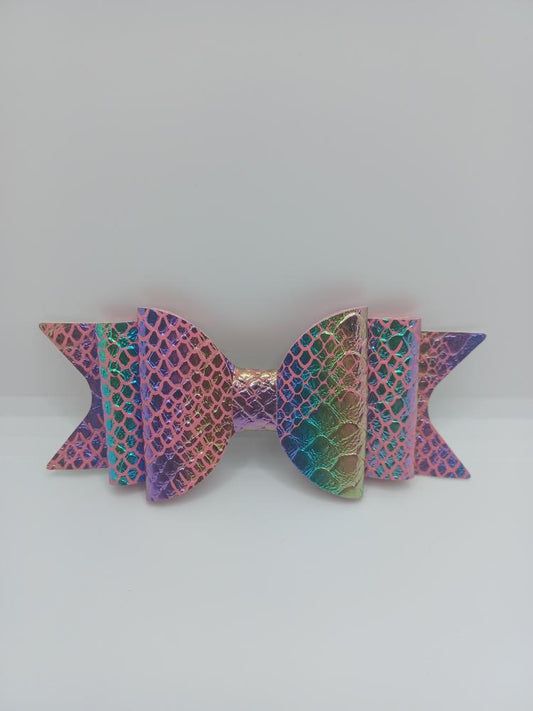 Pink Mermaid Hair Bow