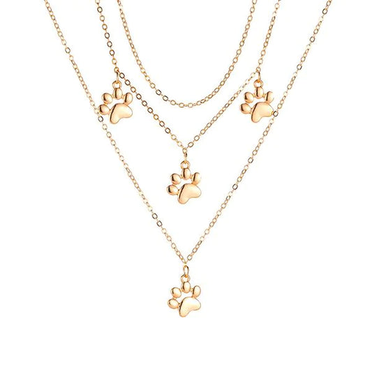 Paw Print Necklace