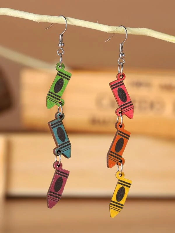 Crayon Earrings