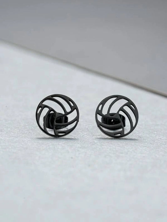 Volleyball Stud Earrings