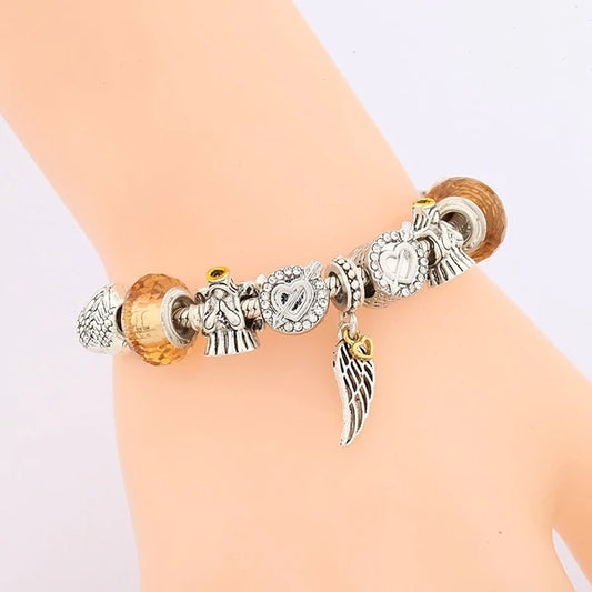 Angel Wing Charm Style Bracelet