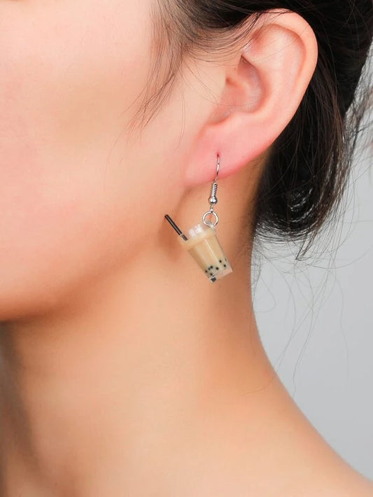 Boba Tea Earrings
