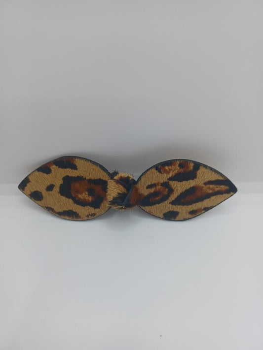 Light Brown Leopard Print Hair Accessory