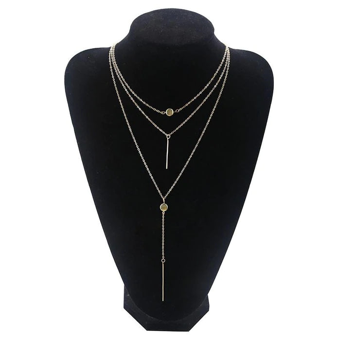 Gold Layered Dainty Necklace