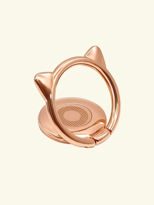 Rose Gold Cat Phone Stand