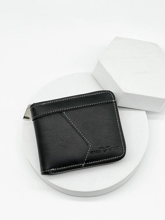 Black Embossed Men's Wallet