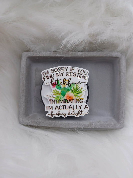 Resting B Face Mobile Phone Accessory