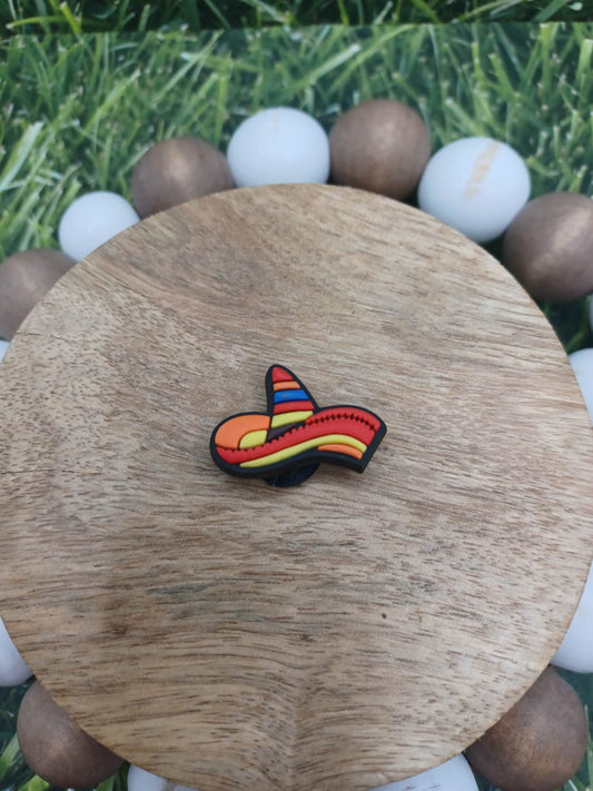 Sombrero Hat Shoe Charm Accessory