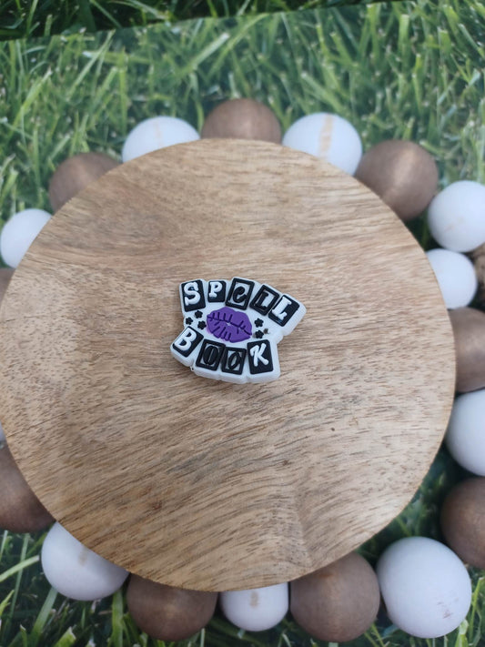 Spell Book Shoe Charm Accessory