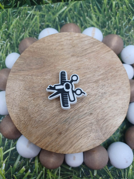 Hair Dresser Shoe Charm Accessory