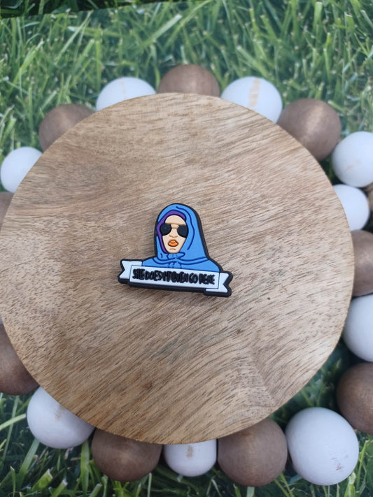 She Doesn't Even Go Here Shoe Charm Accessory