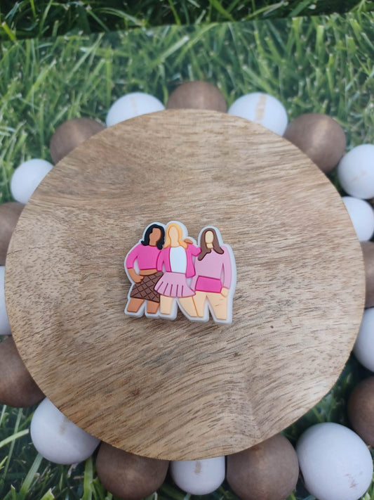 Pink Girls Shoe Charm Accessory