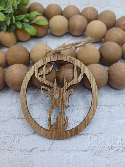 Deer Wooden Ornament