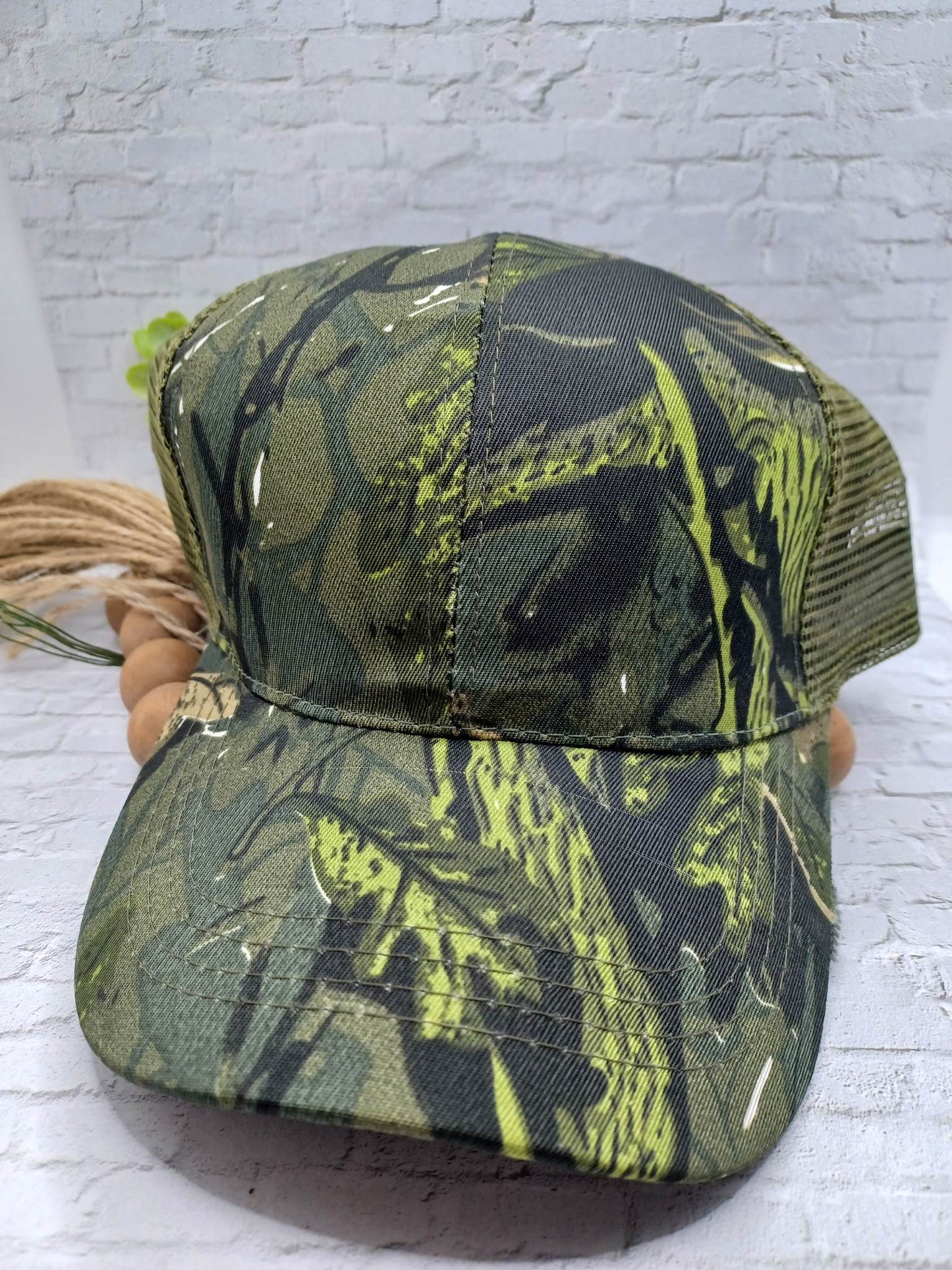 Green Camo Hat