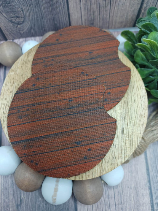 Woodgrain Car Coaster Set