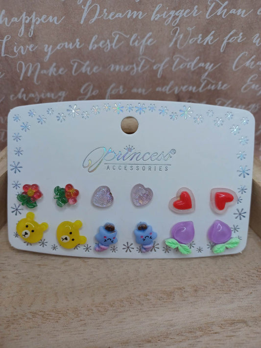 6 pair Earring Set - Set 3