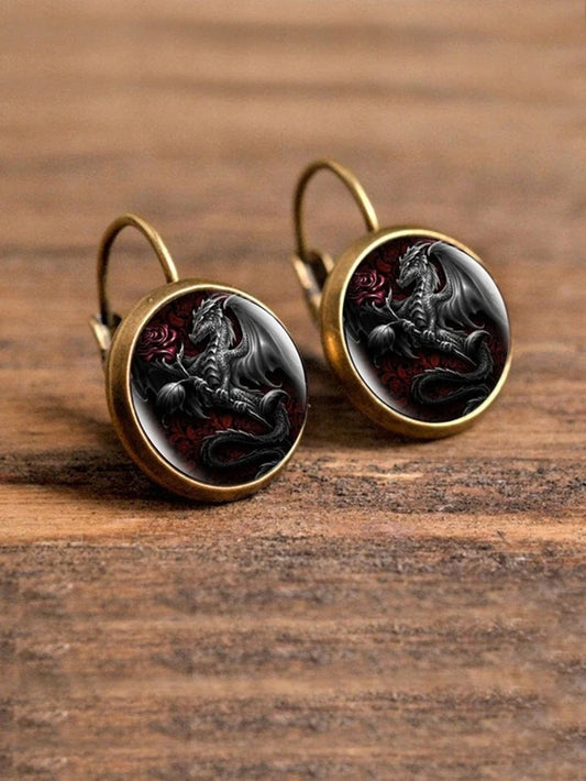 Dragon Hoop Style Earring