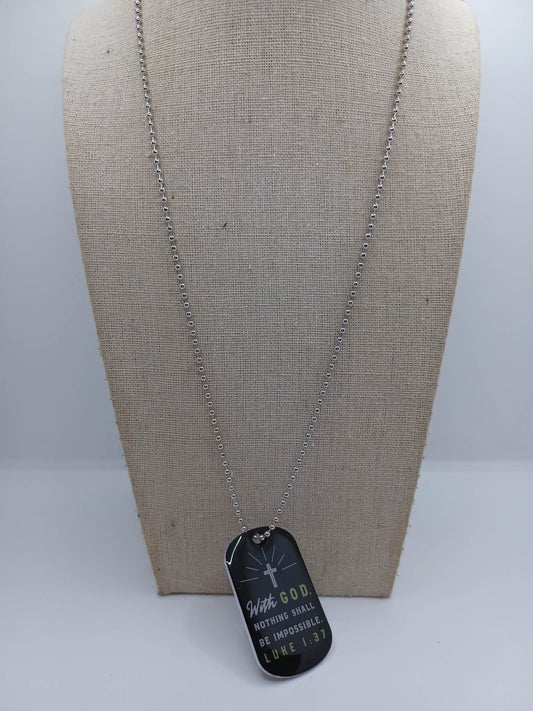 Philippians 4:13 I can do all things Through Christ Who Strengthens Me Necklace