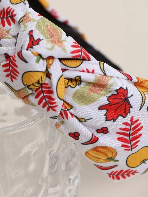 Autumn Print Headband
