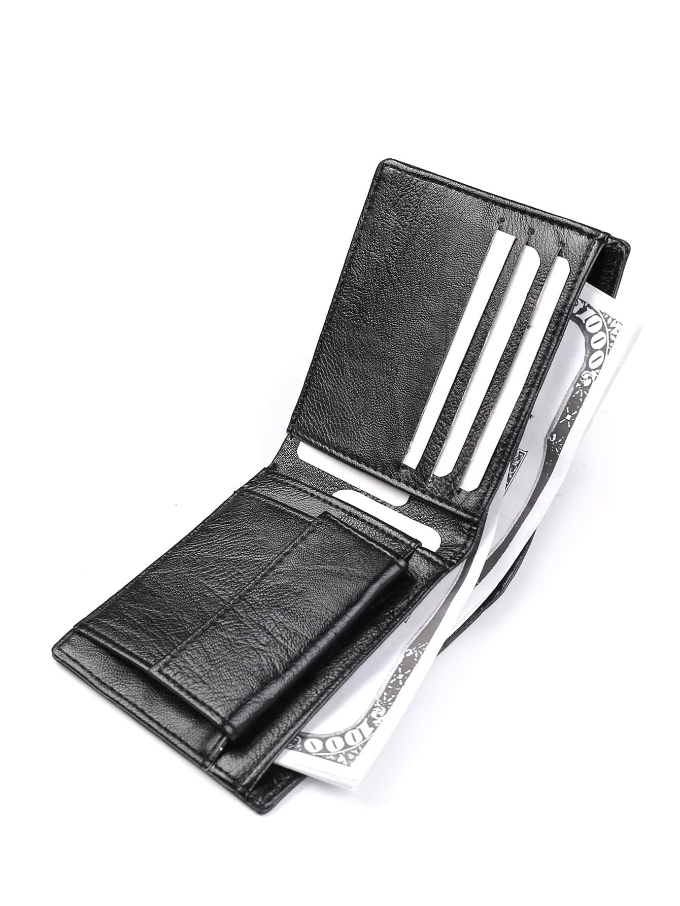 Black Imprinted Eagle Wallet